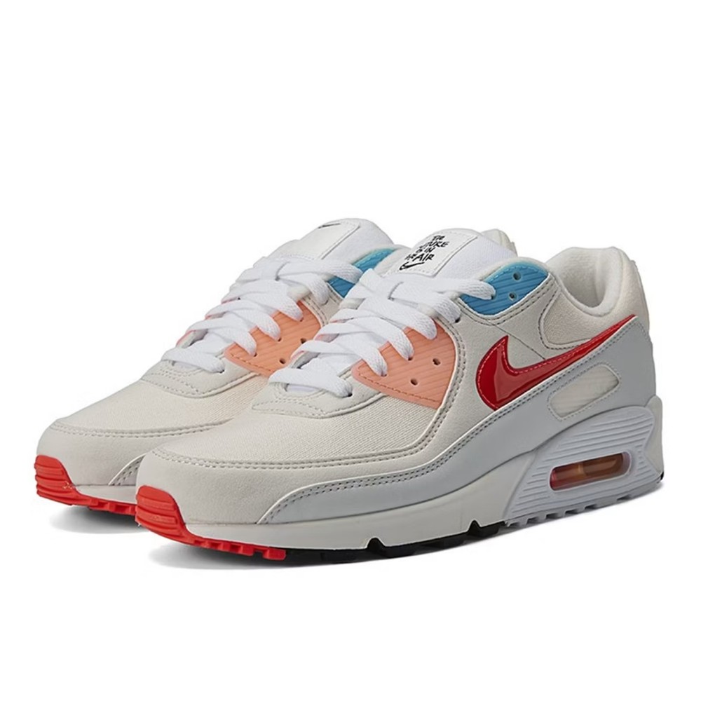 Nike Shoes Air Max 90 - ไนกี้ แอร์แม็กซ์ 90 รองเท้าวิ่งผู้ชายแอร์แม็กซ์ คุชชั่นนิ่งสไตล์คลาสสิกย้อนยุคน้ำหนักเบาสบายสำหรับการฝึกซ้อมทุกวัน DD8496-161