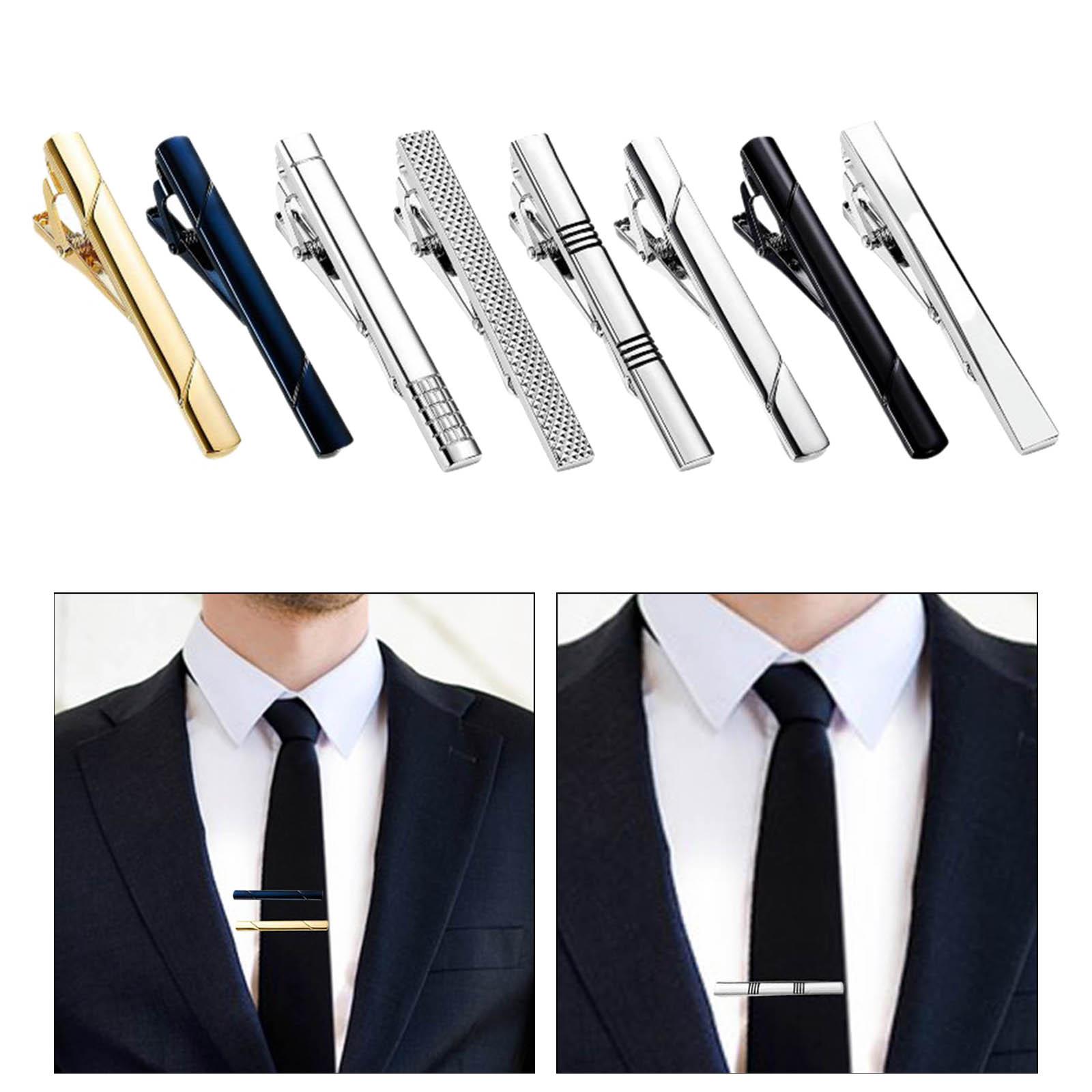 คลิปหนีบเนคไท กระดุมเสื้อเชิ้ต - Tie Bar Set Gift บทวิจารณ์และราคา