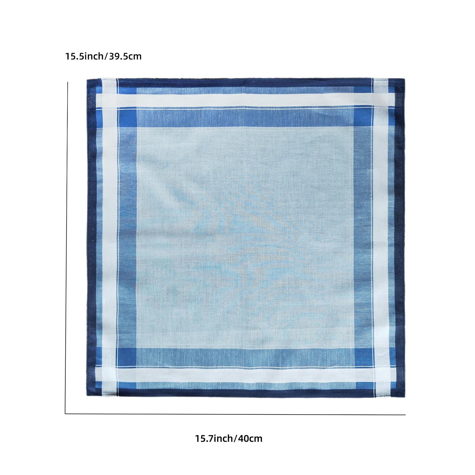 ผ้าเช็ดหน้าผู้ชายผ้าฝ้ายขนาด 4 - Handkerchief Cotton Men บทวิจารณ์และราคา
