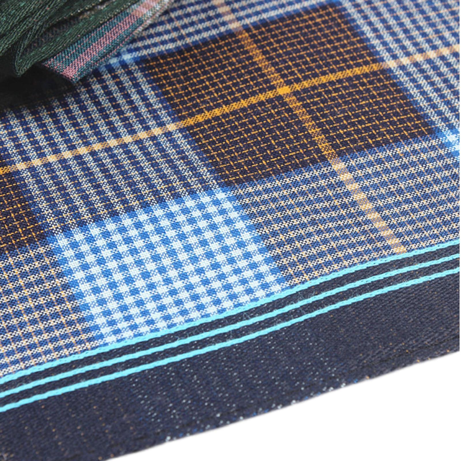 ผ้าเช็ดหน้าพกพา 6 ชิ้น, ผ้าเช็ - Handkerchief Cotton Men บทวิจารณ์และราคา