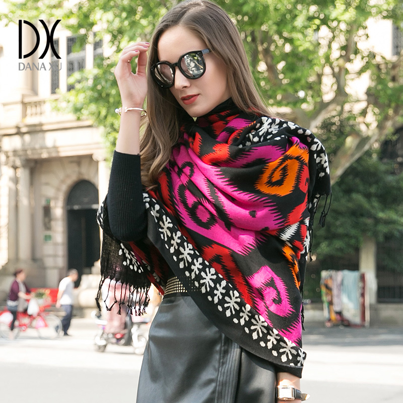 แฟชั่นผ้าพันคอและผ้าคลุมไหล่ผู - Pashmina Wrap Large บทวิจารณ์และราคา