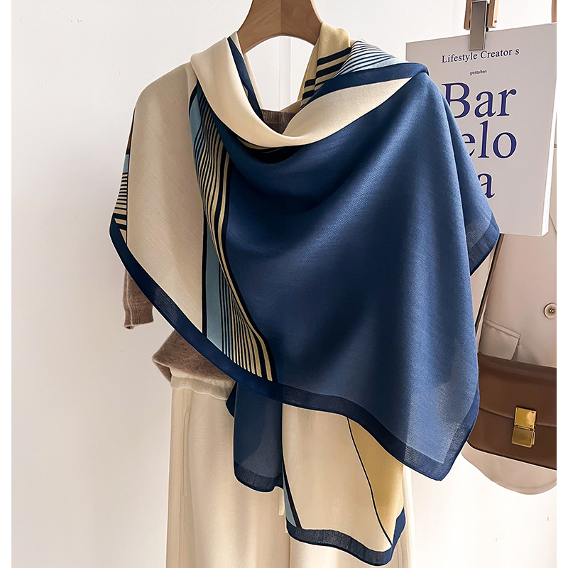 แบรนด์หรูผ้าพันคอขนสัตว์ผ้าคลุ - Pashmina Wrap Large บทวิจารณ์และราคา