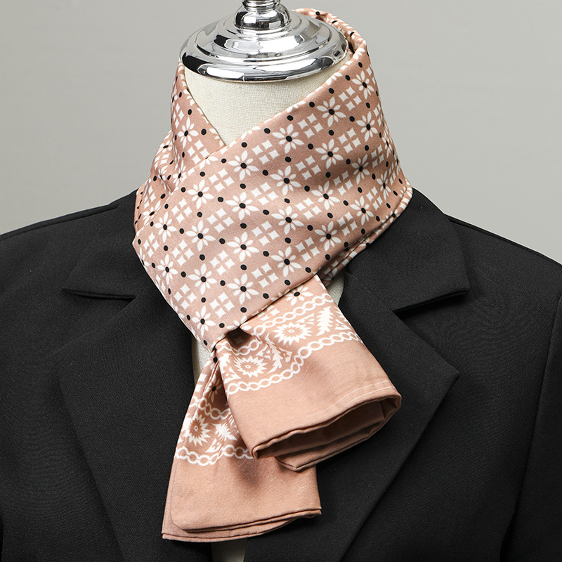ผ้าพันคอผู้ชาย ผ้าไหมเทียม ผ้า - Scarf Silk Square บทวิจารณ์และราคา