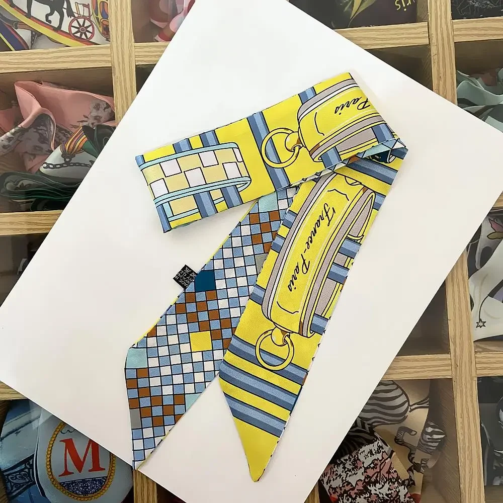 ผ้าพันคอไหมทวิลล์แฟชั่นสำหรับผ - Ascot Neck Scarf บทวิจารณ์และราคา