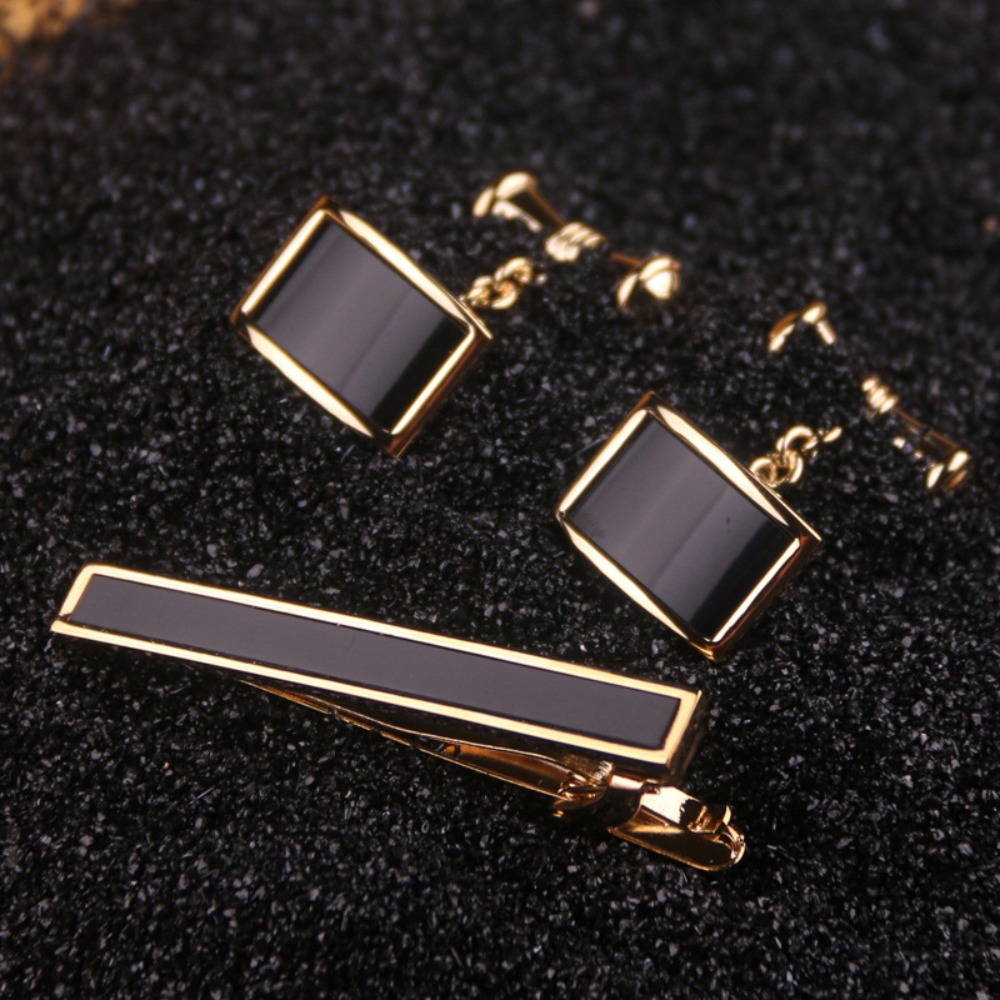 ชุดเซ็ตเข็มกลัดเนคไทสำหรับผู้ช - Tie Bar Set Gift บทวิจารณ์และราคา
